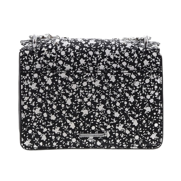NWOT Rebecca Minkoff Christy Small Shoulder Bag w/ Floral Cutouts - Black Multi - Picture 5 of 6
